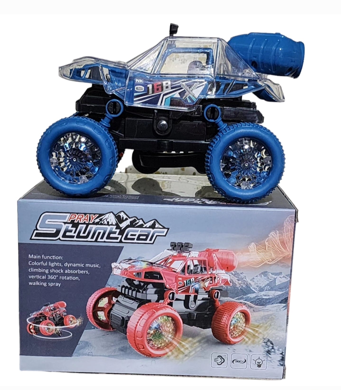 Auto arenero 360 con humo luz y sonido