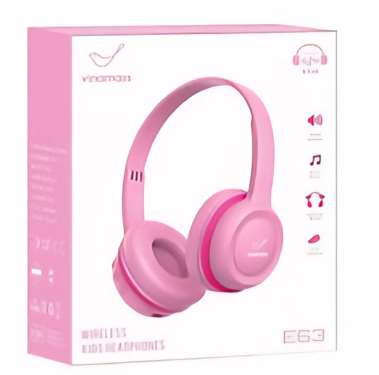 Auriculares inhalambricos Bluetooth para niños gorsun e63