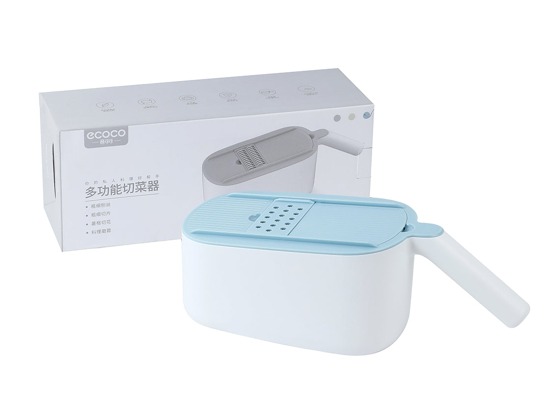 Rallador, rebanador y cortador multifuncion con accesorios