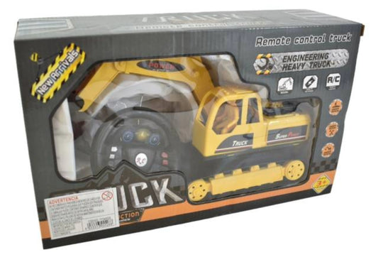 Retro excavadora con control remoto