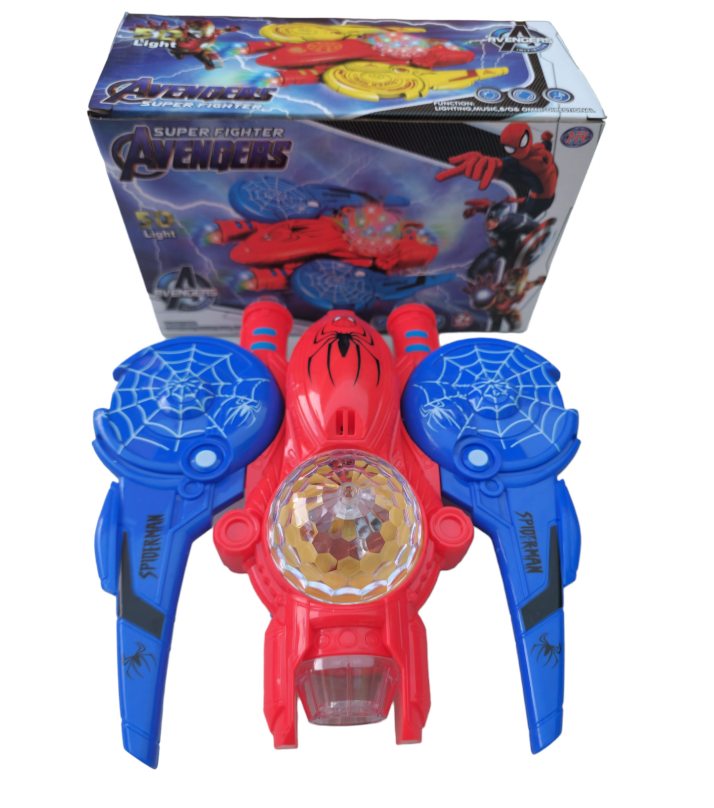 Auto avengers Iron man luces, sonidos y movimiento