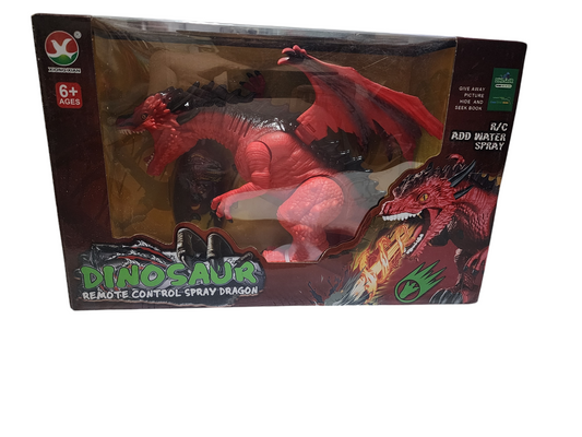 Dinosaurio con control remoto humo y luces