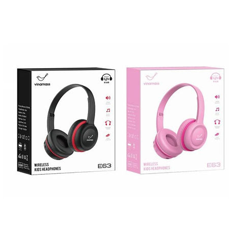 Auriculares inhalambricos Bluetooth para niños gorsun e63