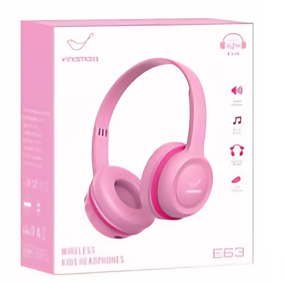 Auriculares inhalambricos Bluetooth para niños gorsun e63