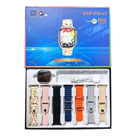 Smart watch s30 Ultra 2 con 7 mallas