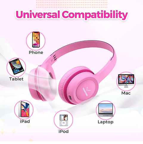 Auriculares inhalambricos Bluetooth para niños gorsun e63