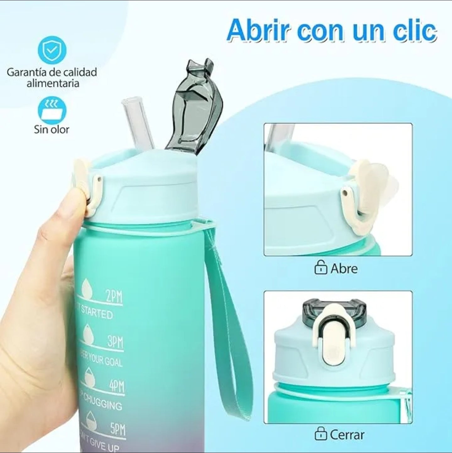 Botellas motivacionales x 3 excelente calidad