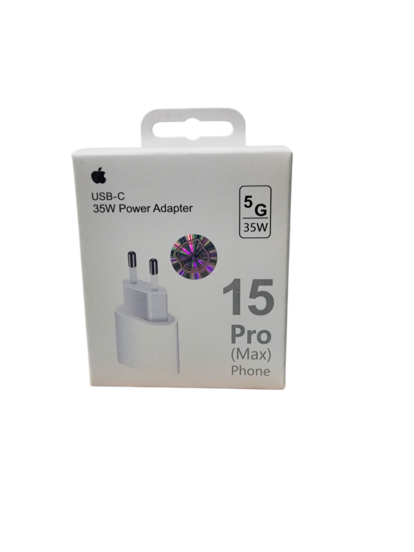 Cargador 35 w usb c carga rapida solo ficha