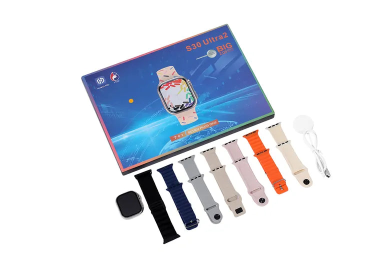 Smart watch s30 Ultra 2 con 7 mallas