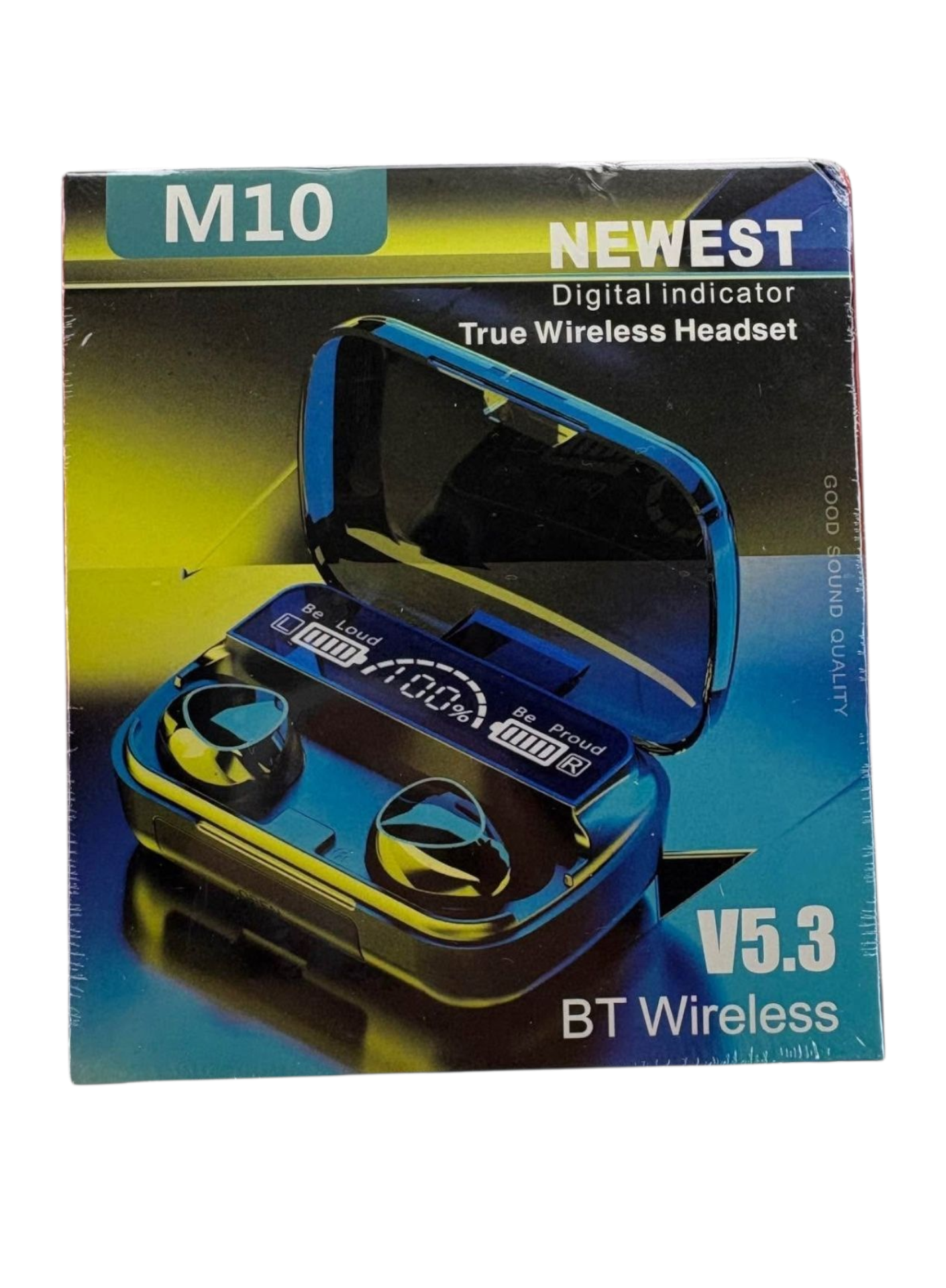 Auriculares inhalambricos m10 con pantalla calidad premium