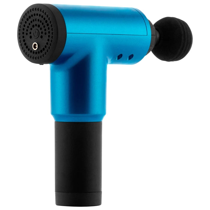 Pistola de masajes corporal bateria recargable 4 cabezales