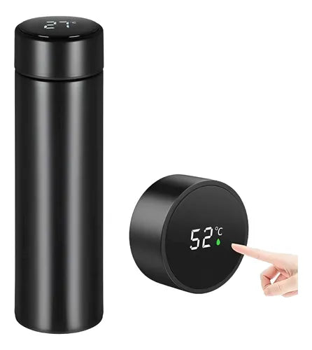 Termo inteligente con indicador de temperatura 500 ml
