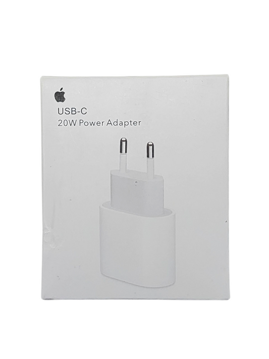 Cargador 20 w carga rapida para iphone, solo ficha