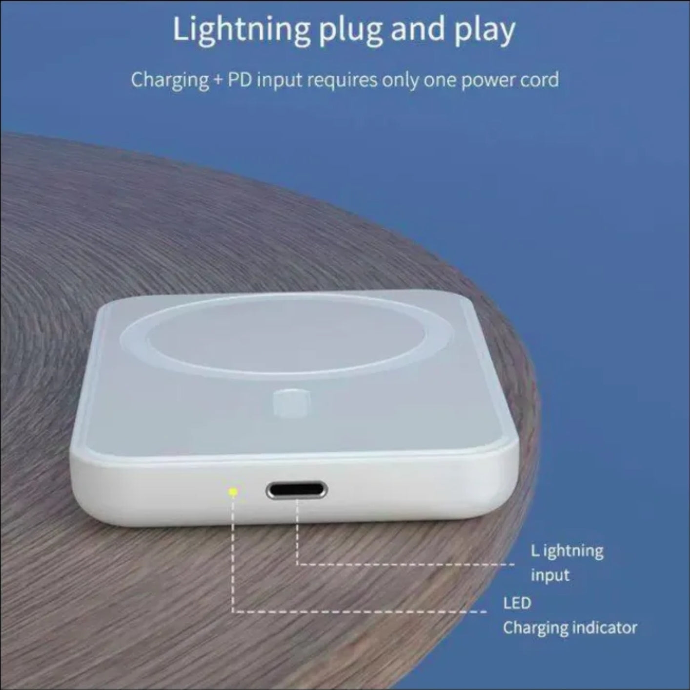 Battery pack magsafe para iphone 5000 mah